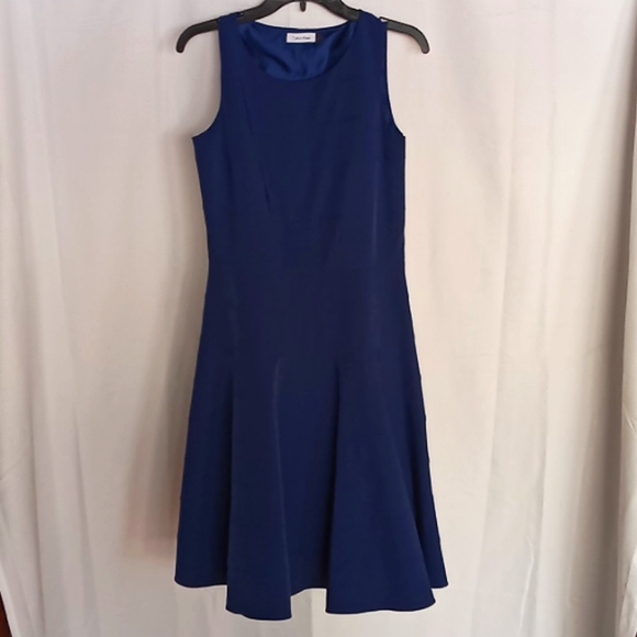 Adorable Navy Calvin Klein Dress - Picture 1 of 4